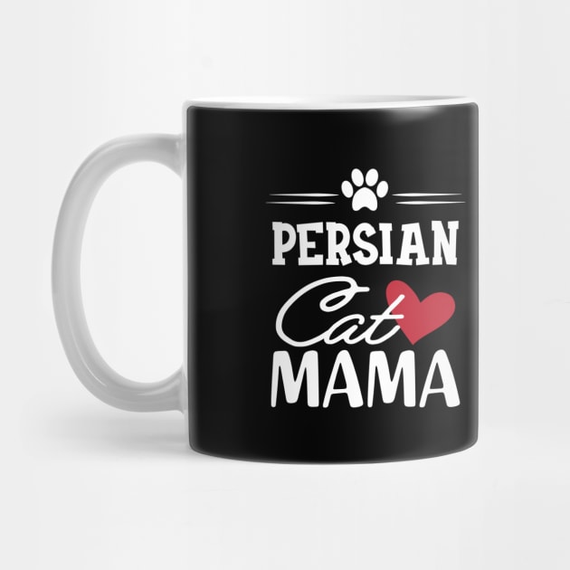 Persian Cat Mama by KC Happy Shop